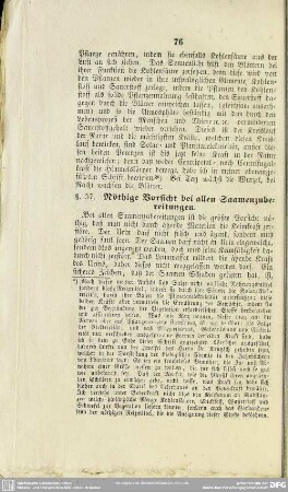 §. 57. Nöthige Vorsicht bei allen Saamenzubereitungen
