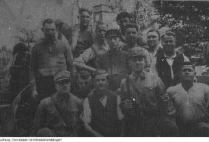 SA-Angehörige und Zivilisten (Repro), vor 1945
