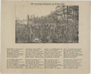 Die Societäts-Brauerei, am 26. März 1838.