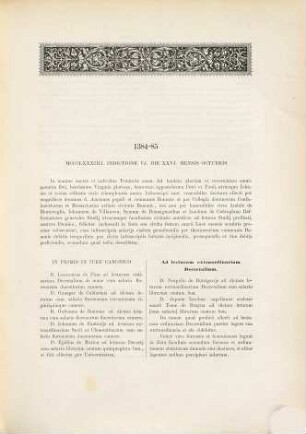 I rotuli dei lettori, legisti e artisti dello Studio bolognese dal 1384 al 1799, 1