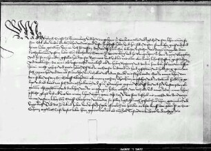 Graf Ulrich V. befiehlt seinen Lehensleuten, dem Grafen Eberhard VI. den Lehenseid zu leisten.