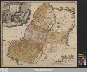 Iudaea Sive Terra Sancta : quae Israelitarum In Suas Duodecim Tribus Destincta Secretis Ab Invicem Regnis Iuda, et Israel expressis in super Sex eiusdem Terrae Provinciis ; cum Privilegio