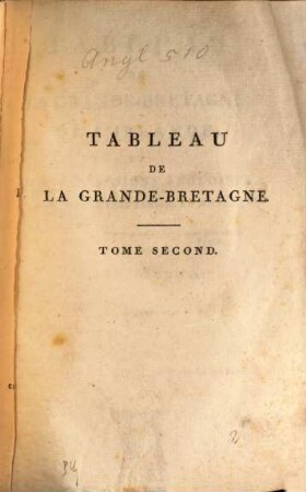 Tableau de la Grande-Bretagne, 2