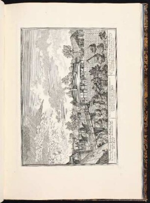 Nürnberg[ischer] Prospect beÿ dem Hallerthür[lein] samt der, Anno, 1693, erbauten Brücken über die beÿden Ausflüsse der Pegnitz. - Hallertürlein, Nürnberg; Hallertorbrücke, Nürnberg