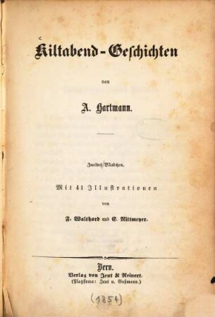 Kiltabend-Geschichten von A. Hartmann. 2