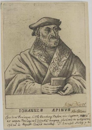 Bildnis des Iohannes Aepinus