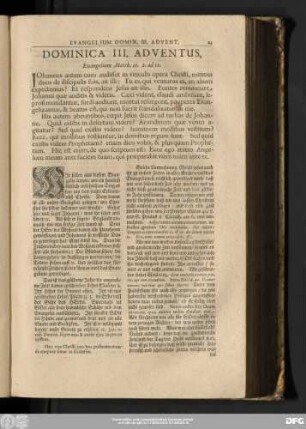 Dominica III. Adventus, Evangelium Matth. 11. 2. ad 11.