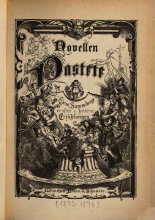Novellen-Pastete : eine Sammlung ernster und heiterer Erzählungen aus den Fliegenden Blättern, 2