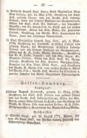 Hessen-Homburg.