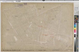 Emsdetten (Emsdetten), Umlegung Emsdetten, Zuteilungskarte Flur 59