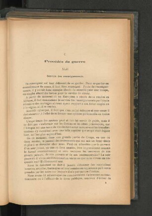 Procédés du guerre.