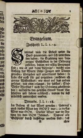 Zuschrift - Vorrede.