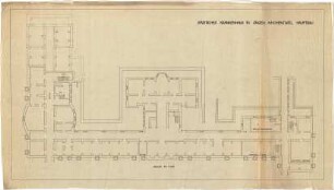 Billing, Hermann; Singen; Krankenhaus - Hauptbau (Grundriss Keller)