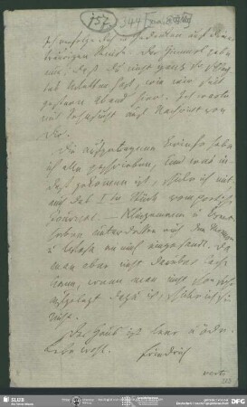 Eigenh. Brief m. Nachschrift von Dorothea von Schlegel von Friedrich von Schlegel an August Wilhelm von Schlegel, Jena, 21.07.1800