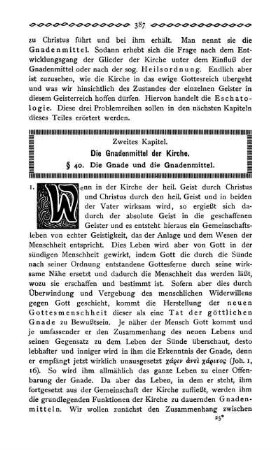 § 40. Die Gnade und die Gnadenmittel