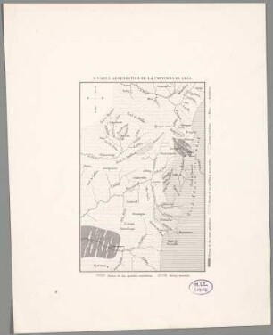 Carta Geognóstica De La Provincia De Loja