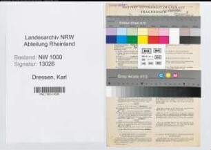 Entnazifizierung Karl Dressen, geb. 26.01.1915 (Postfacharbeiter)