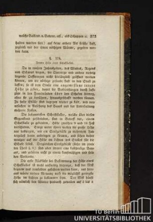 § 124 Innere Höhe eines Schafstalles