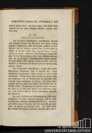 § 124 Innere Höhe eines Schafstalles