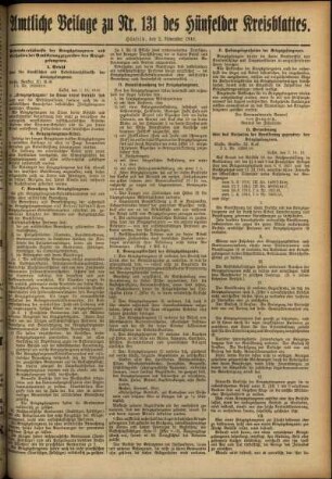 Zweite Ausgabe vom Donnerstag, den 02. November 1916.