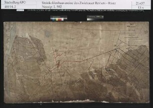 Schacht I und II - Schichtenkohlenflöz (II. Flöz), obere Abteilung (Bl. 2) mit Nachbringungen