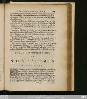 Caput Decimum-Sextum, De Novissimis.