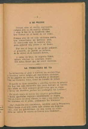 La primavera se va