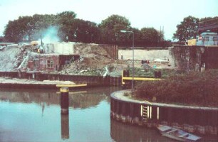 Abriss des Pumpwerks Schleuse Gelsenkirchen/Rhein-Herne-Kanal