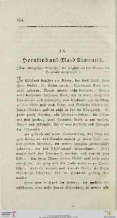 2: Hornkind und Maid Rimenild