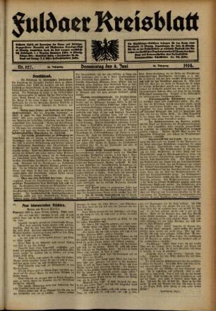 Ausgabe vom Donnerstag, den 04. Juni 1914.