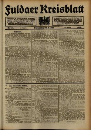 Ausgabe vom Donnerstag, den 04. Juni 1914.