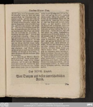 Das XCVIII. Capitel. Vom Dungen und dessen unterschiedlichen Arten.