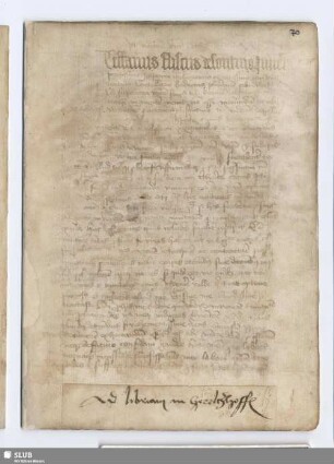 70r-148r: Stephanus Fliscus: Sententiarum variationes sive Synonyma, lateinisch-deutsch