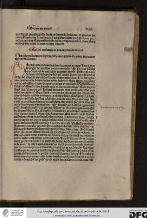 Peccatum cum consummatum fuerit... Jaco i, hoc intelligitur de quolibet peccato mortali, pro quo sciendum quod peccatum mortale committitur quattuor modis...