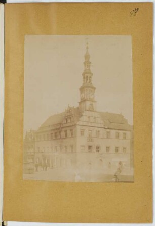 Rathaus, Pirna: Ansicht (aus: Skizzen- und Fotoalbum 17)