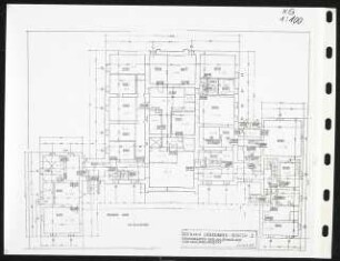 Seehaus Liebenberg, Liebenberg Umbau: Bestandszeichnung. Grundriss Kellergeschoss 1:100