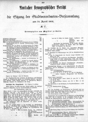 No. 17, 24. April 1902