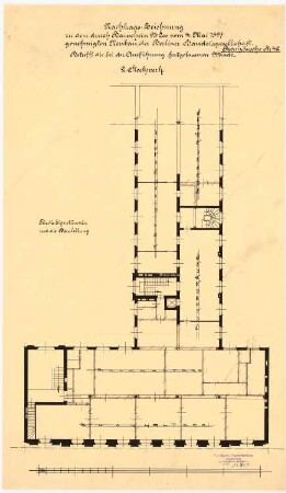 Berliner Handelsgesellschaft, Berlin: Teilgrundriss 2.OG