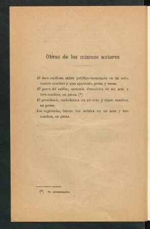 Obras de los mismos autores