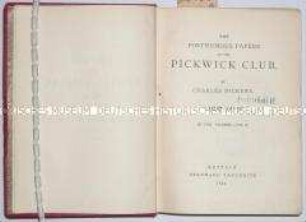 Humoristischer Roman von Charles Dickens in englischer Sprache