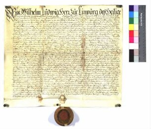 Schenk Wilhelm Ludwig von Limpurg belehnt Johann Heinrich von Fronhofen zu Aura in Sinngrund unter die Lehengülten zu Gollachostheim (wie in der Urkunde von 1651), zu Pfahlenheim und Gollachofen.
