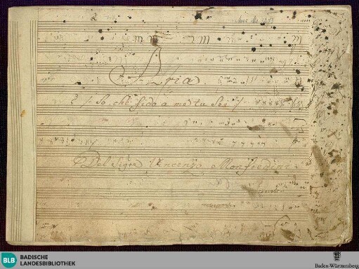 So che fido a me tu sei - Don Mus.Ms. 1273 : S, orch; B|b
