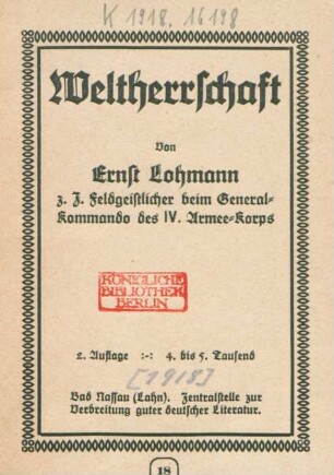 Weltherrschaft