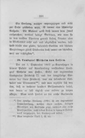 38. Landgraf Wilhelm von Hessen.
