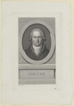 Bildnis des Johann Wolfgang Goethe