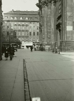 Pfarrgasse, Blick nach Norden