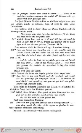 Beschreibender Teil, Gruppe V