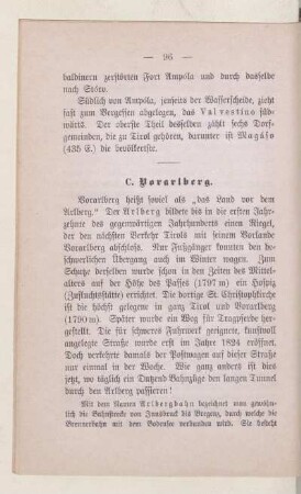 C. Vorarlberg