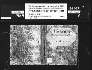 Hochhauser Gült- und Zinsbuch, renoviert 1717