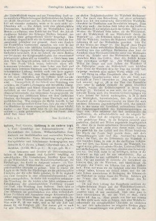 183-185 [Rezension] Uphues, Goswin, Einführung in die moderne Logik